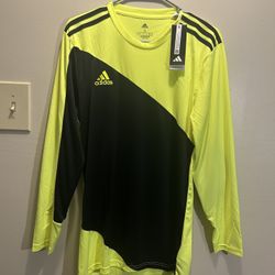 Men Adidas  SQUADRA GK 21  LS Soccer GoalKeeper Jersey  sizes SMALL / MEDIUM 