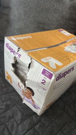 Up and up target diapers brand new box is just ripped