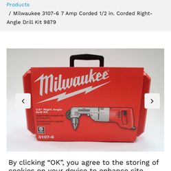 Milwaukee 1/2 Right Angle Drill Kit