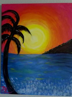 One of a kind canvas painting