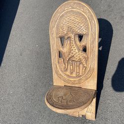 Two Piece Wooden Chair