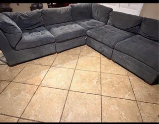 Sectional Sofa/Couch with Ottoman