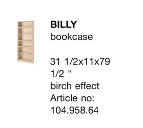 IKEA Billy Bookcase