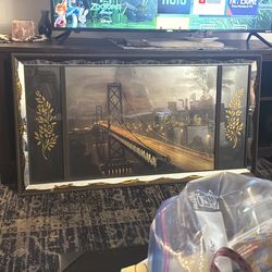 Wall picture of bay bridge
