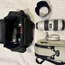 EOS 4000D Canon Camera & Canon EF 70-200 Lens