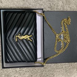 10a Quality Designer Dupe - YSL Gold Chain Bag