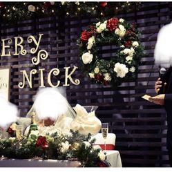 Rustic Wooden Wedding Backdrop 