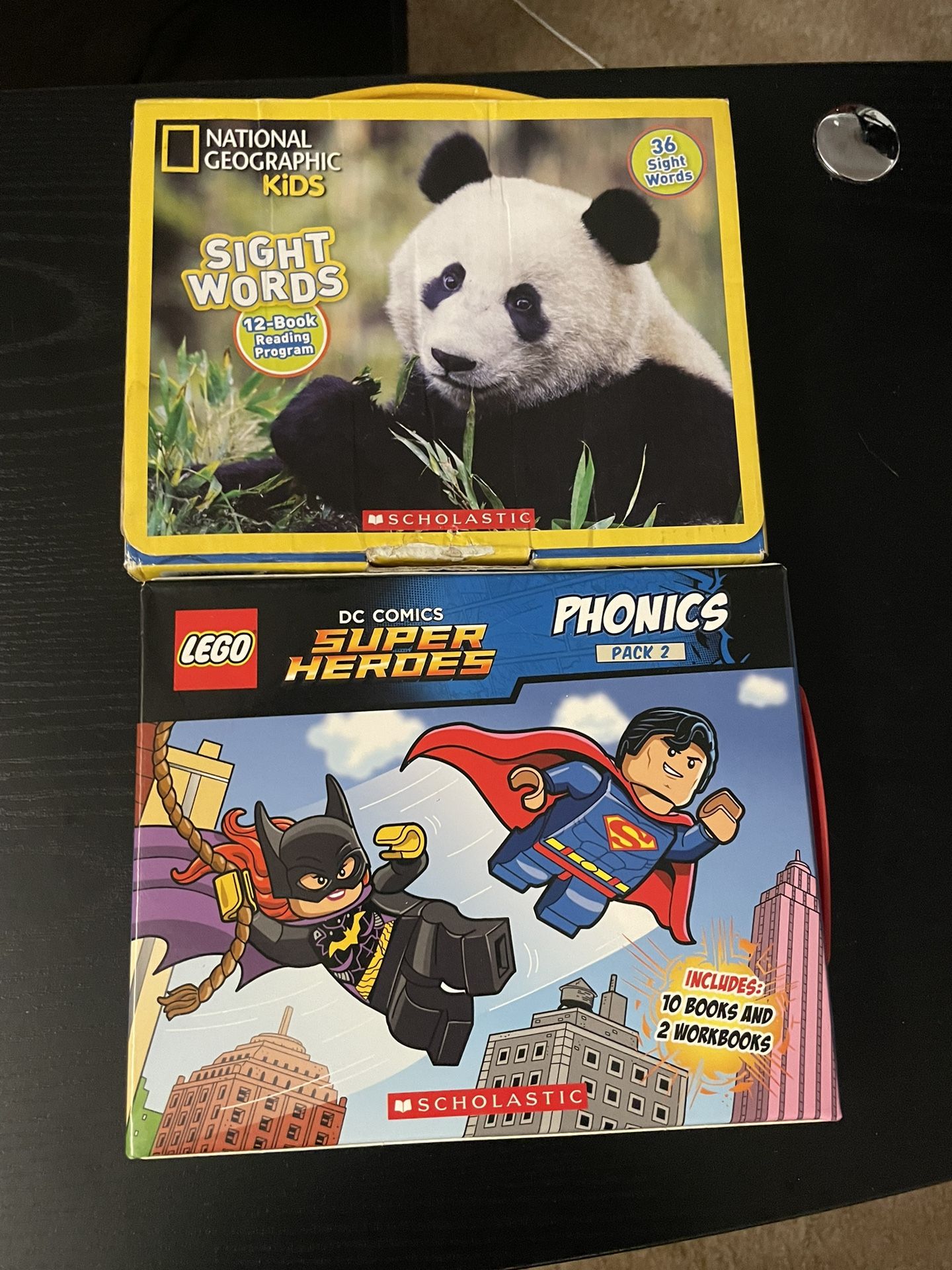 National Geographic Sight Word Readers and DC Heroes Phonics Readers
