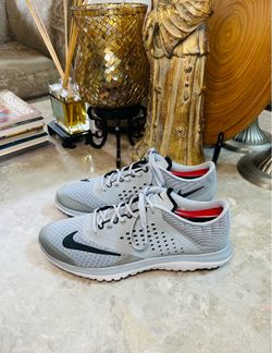 Nike Mens FS Lite Run 2 685266-011 Gray  Running Shoes Sneakers Size 10