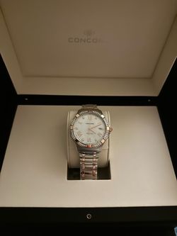 Concord Two-Tone Watch with Diamond Bezel