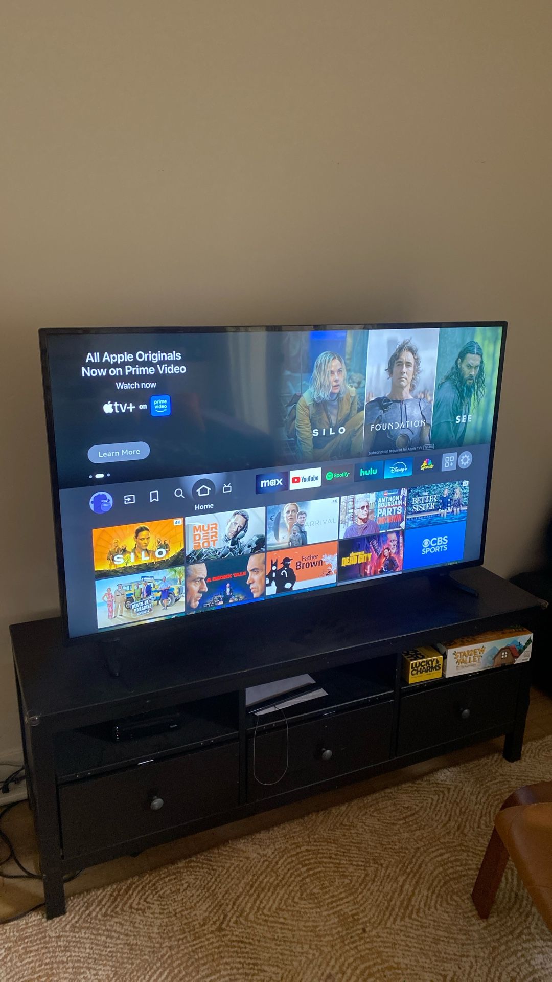 58” Insignia 4K Fire TV (Model NS-58F301NA22) – Great Condition!