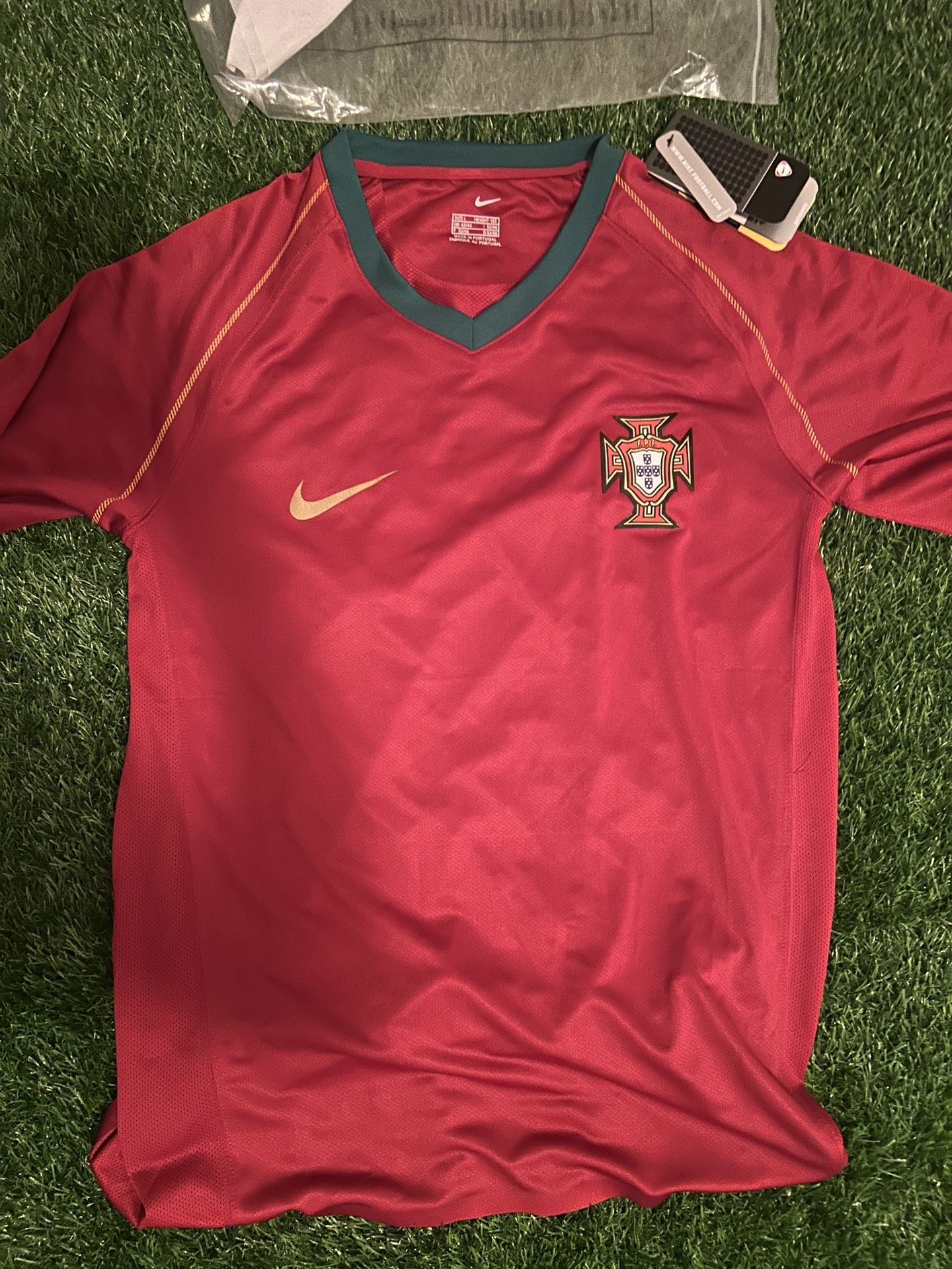 Men’s Portugal Home Soccer Jersey – Large – Brand New