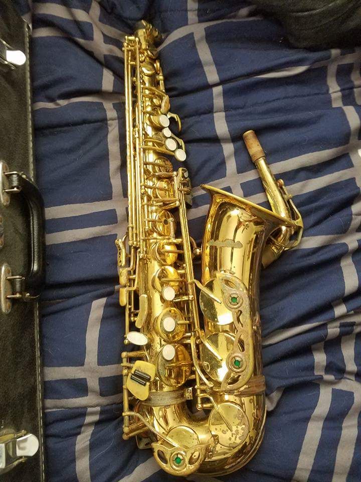 Antigua alto saxophone