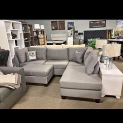 Brand New Sectional Sofa With Ottoman