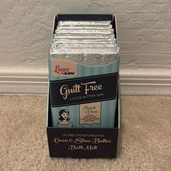 Luxe By Mr. Bubble Cocoa Butter Bath Bar Sweet & Clean - 9 Bars