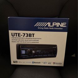 New alpine stereo