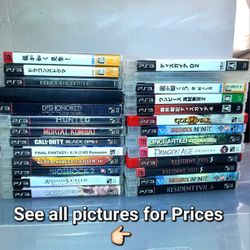PS3 Games TESTED AND WORKING, NO DELIVERY, SHIPPING AVAILABLE 