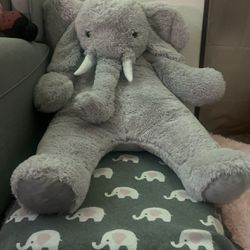 Giant stuffed elephant