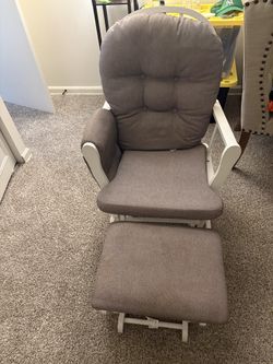 Nursery Rocking Chair and Ottoman