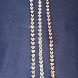 Rhinestone Bracelet... Rose Gold Tone Bracelet... Fashion Jewelry. Pulsera.