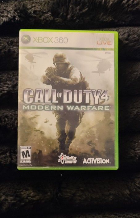 Call of Duty 4: Modern Warfare Xbox 360, 2007, Complete in Box, Tested Working