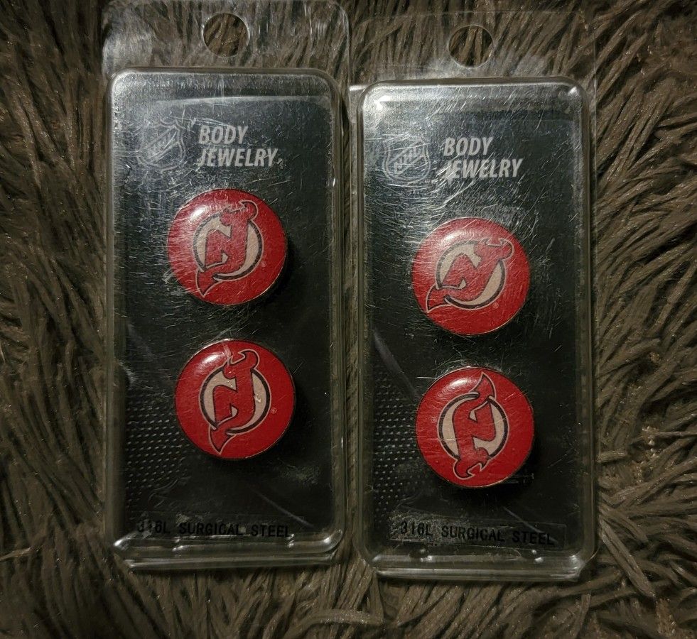 New Jersey Devils Ear Plugs/ Guages