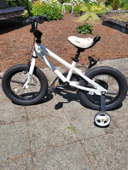 Royal Baby bike with hand brake, 14" (training wheels)