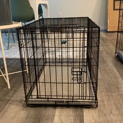 Wire Dog Crate + Waterproof Pad