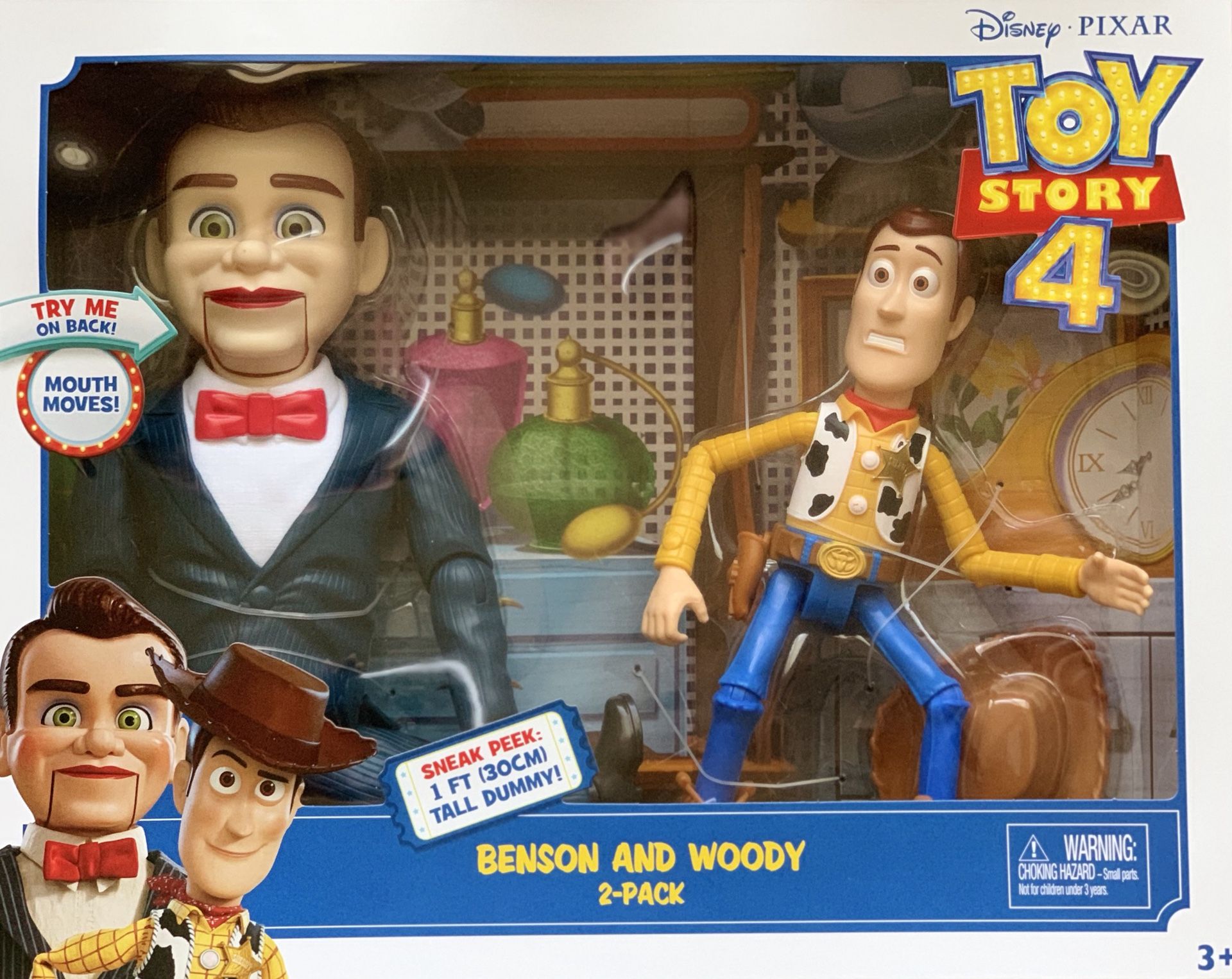 Disney Pixar Toy Story 4 Benson & Woody 2-Pack
