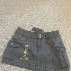 Ed Hardy Denim Skirt 