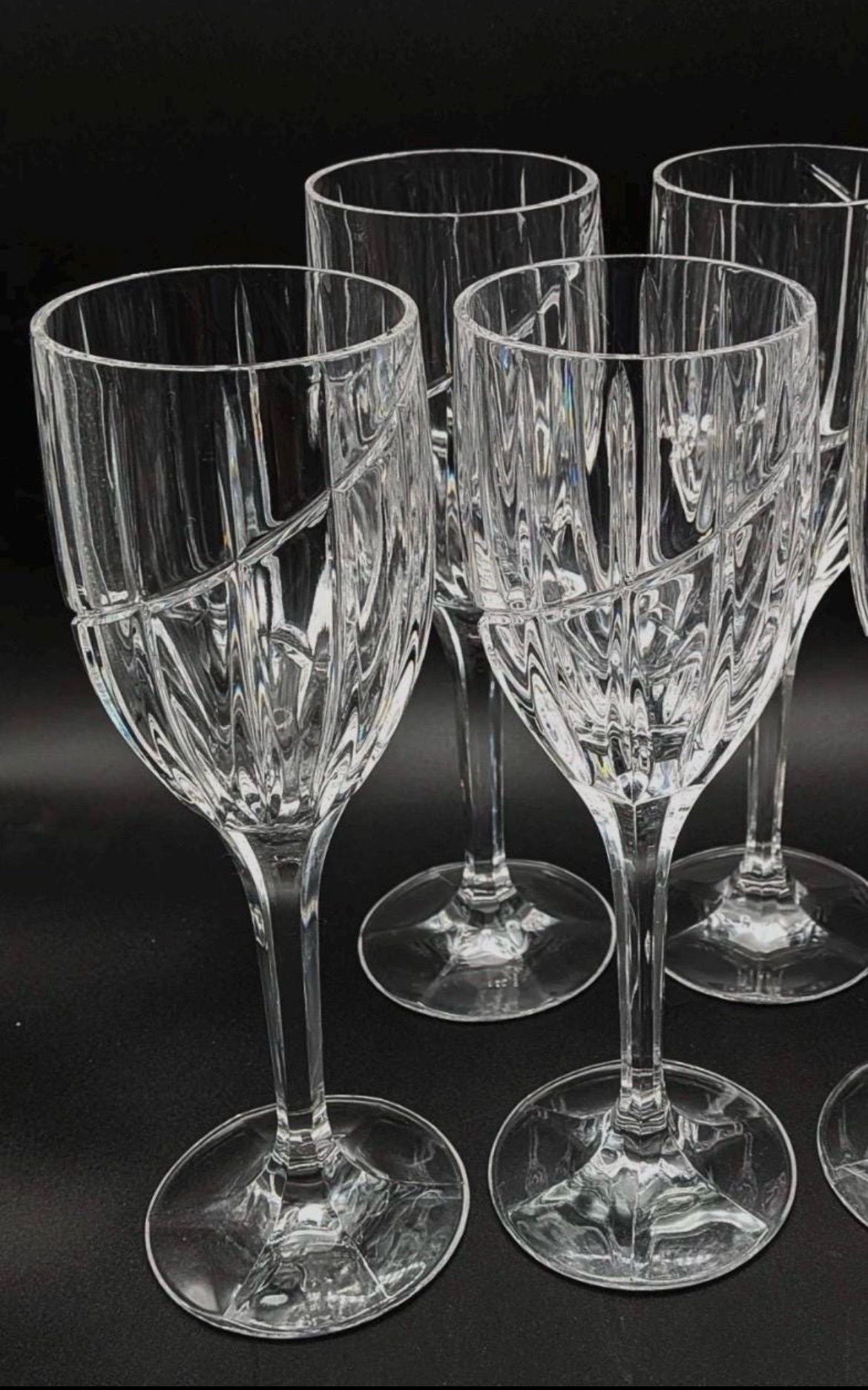 Mikasa crystal goblets