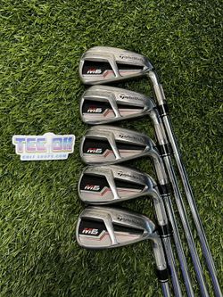 TaylorMade M6 Irons Set 6-PW NS Pro Regular Flex GP Grips RH