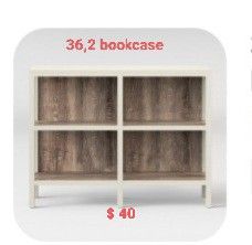 New 36,2" Bookcase White 