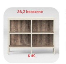 New 36,2" Bookcase White