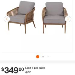 Patio Furniture (Chairs + Table) 