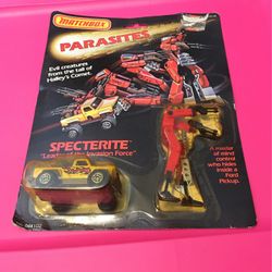 	 Matchbox Parasites Specterite Yellow Ford Pickup Truck 1 64 Scale Die-cast 1985 