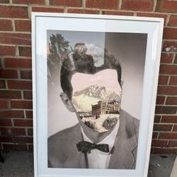  Surrealist Collage Art Print –Vintage Portrait 