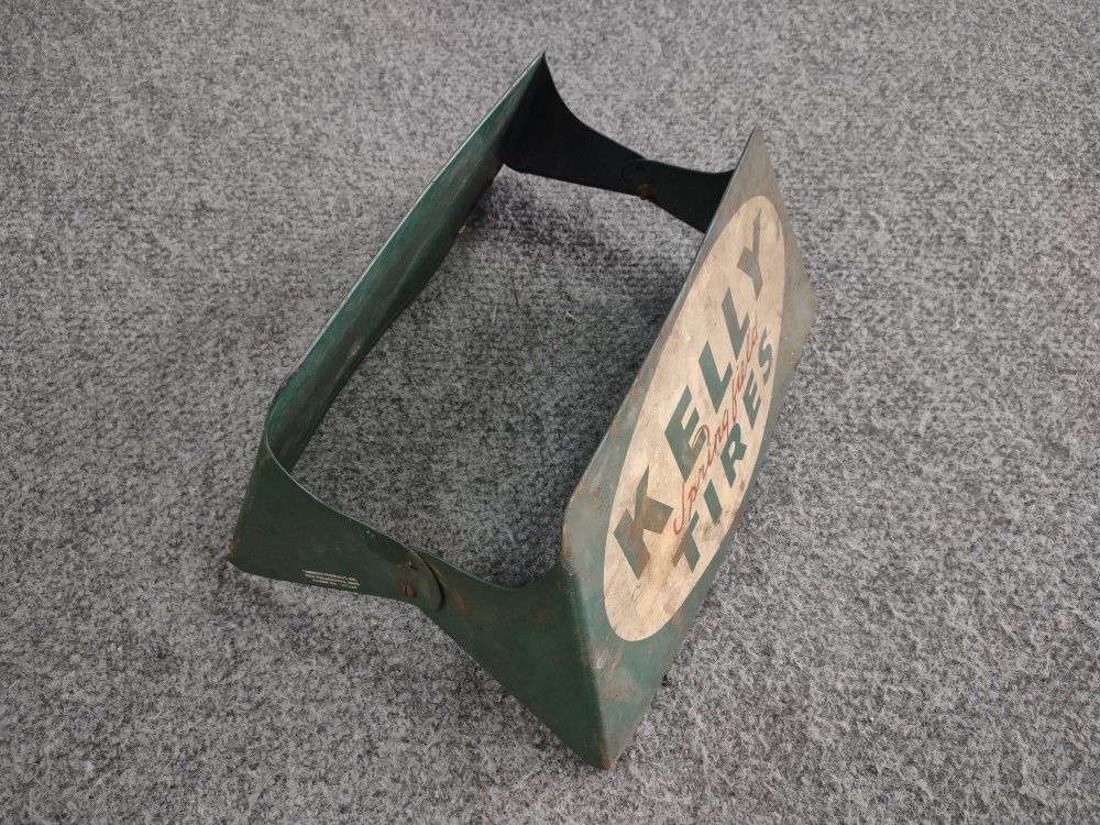 Vintage Authentic Kelly Springfield Tire Display Rack