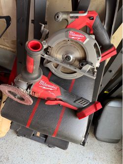 Milwaukee grinder circular saw