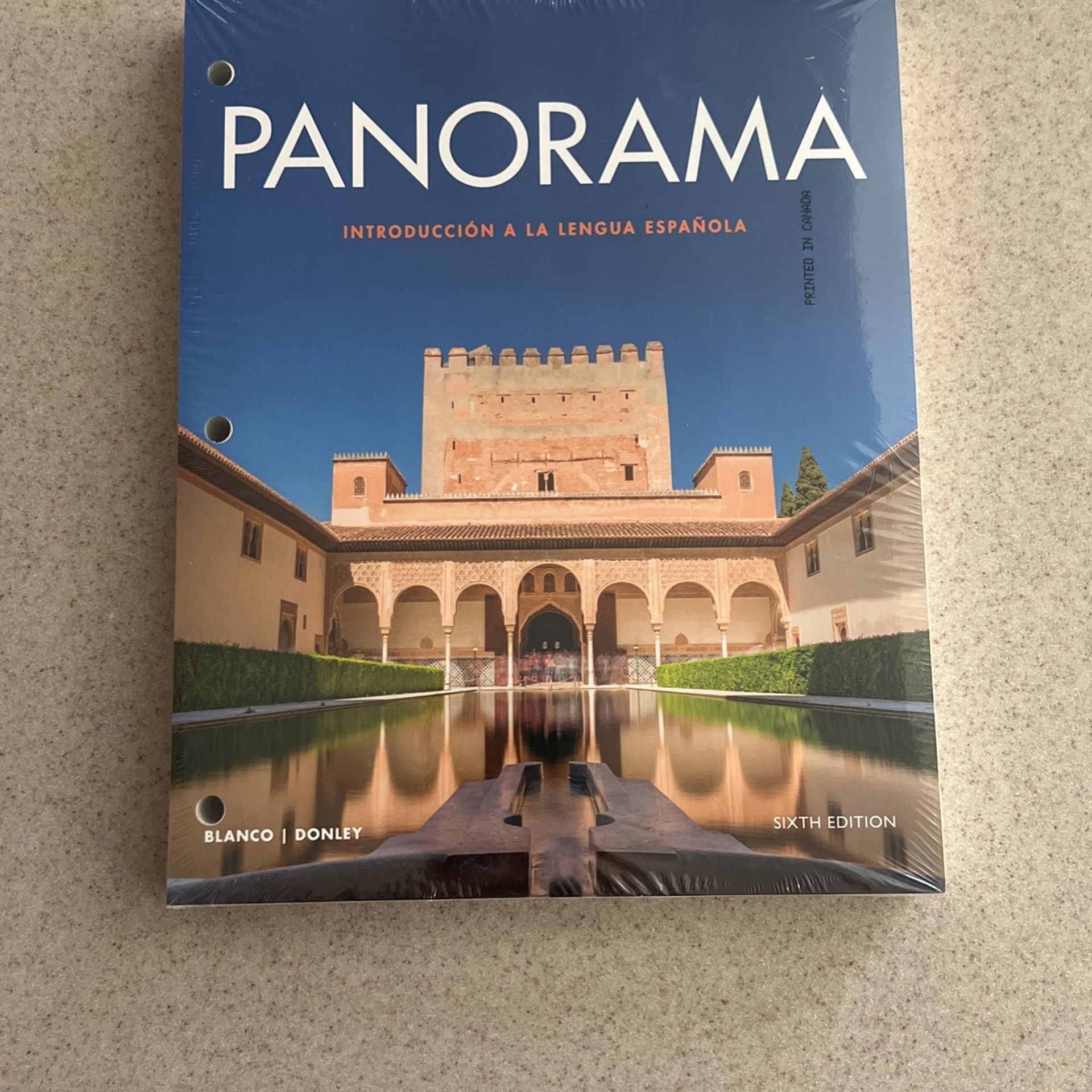 Panorama 6th Edition Spanish Textbook-Brand new (Sealed)