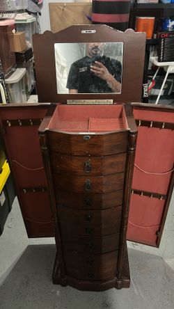 Antique jewelry chest drawers