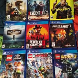 Ps4 Games, $15 Each