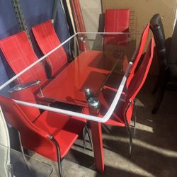 New Table With 6 Chairs For $599