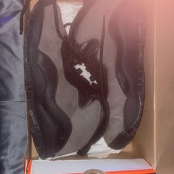 Shadow Jordan 10s 
