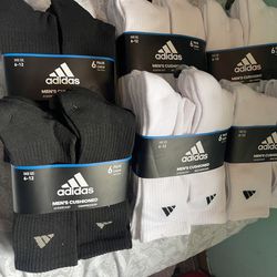 Men’s Adidas Socks $8 A Pack 