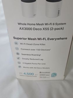 Decco AX3000 whole home Mesh wi-fi 6 sistem
