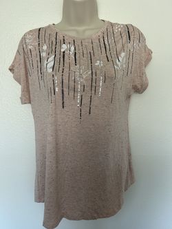 Sparkly Blush Top Shirt