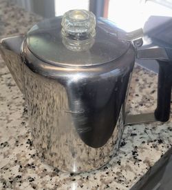 Vintage Stainless Steel Coffee Perkalaror