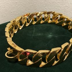 Cuban Chain Gold Color For Dogs