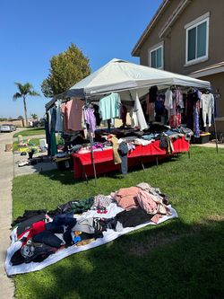 Big yard sale & Aguas Frescas